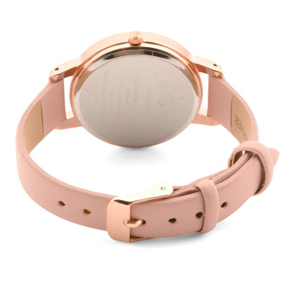 Disney Minnie Mouse Rose Gold Tone Watch with Pink Band Gift Box - Picture 2 of 7